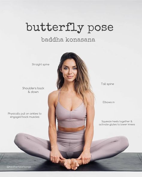 Activate Glutes, Baddha Konasana, Back Pain Stretches, Butterfly Pose, Pain Medicine, Best Yoga Poses, Basic Yoga Poses, Poses For Beginners, Yoga Illustration