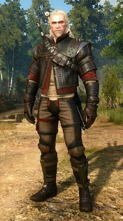 Light Armor Fantasy, Witcher 3 Armor Sets, Witcher 3 Armor, Wolf Armor, Witcher Armor, The Witcher Game, The Witcher Wild Hunt, Viking Armor, Art Wolf