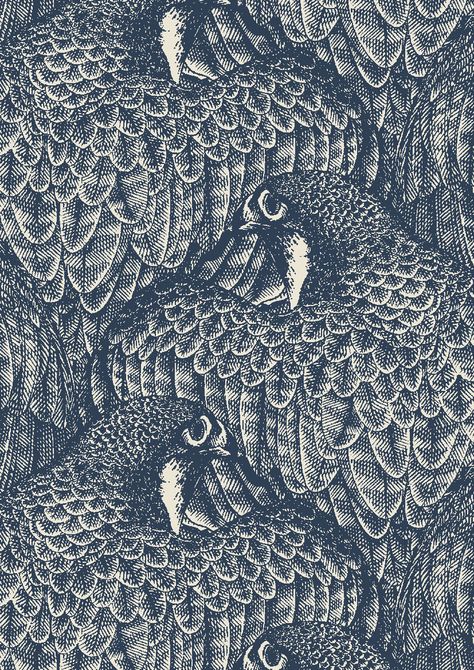 pattern by Minakani #minakani #pattern #falcon #eagle #childrenpattern Eagle Pattern Design, Feather Pattern Design, Falcon Wallpaper, Feather With Birds Tattoo, Eagle Pattern, Leaf Vector, Eagle Tattoos, Bird Pattern, Feather Pattern