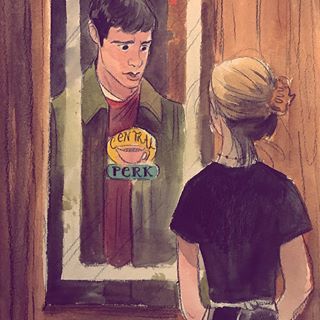 Rachel and Ross #theanimatedlife #art #friends #fanart #rachelandross #rossandrachel #wewereonabreak Rachel And Ross, Friends Fanart, Friends Sketch, Friends Illustration, Friends Episodes, Friends Poster, Friends Cast, Friends Moments, Friends Series