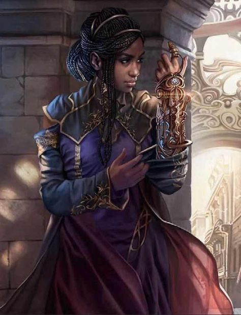 Fantasy art dump - D&D Character Inspiration - Imgur Heroic Fantasy, Black Characters, Afro Art, Arte Fantasy, Fantasy Inspiration, Black Women Art, Dnd Characters, Fantasy Artwork, Character Portraits