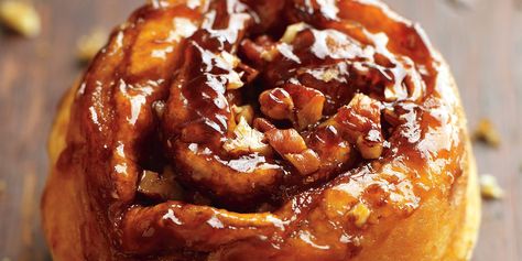 Sticky Bun and Sweet Roll Recipes Worth Waking Up For | Martha Stewart Muffin Pan Recipes, Sticky Buns Recipes, Pecan Sticky Buns, Sweet Roll Recipe, Breakfast And Brunch, Sweet Buns, Sticky Buns, Sweet Roll, Cinnamon Buns