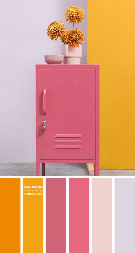 Pink and Red Colour Scheme – Colour Palette #90 1 - Fab Mood | Wedding Colours, Wedding Themes, Wedding colour palettes Mustard Color Scheme, Taupe Color Schemes, Wedding Colour Palettes, Fab Mood, Mood Wedding, Yellow Palette, Wedding Colours, Yellow Colour Scheme, Color Palette Yellow