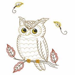 Vintage Fall Animals 02(Lg) machine embroidery designs Owl Hand Embroidery, Owl Embroidery Pattern Free, Owl Embroidery Pattern Design, Animal Embroidery Patterns Fox, Hand Embroidered Owls, Candlewicking Quilts, Owl Embroidery, Fall Owl, Vintage Mom