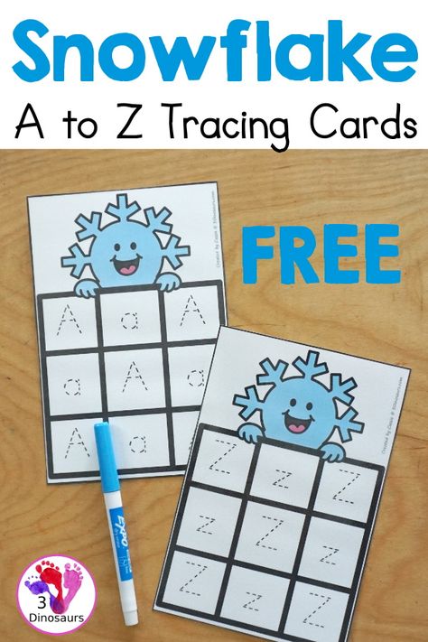 Lowercase Letter Activities Preschool, Winter Lacing Cards Printable Free, Winter Alphabet Activities Preschool, Winter Letter Recognition Activities, Winter Alphabet Letters Free Printable, Winter Alphabet Activities, Winter Letter Activities Preschool, Winter Tracing Preschool, January Prek Activities