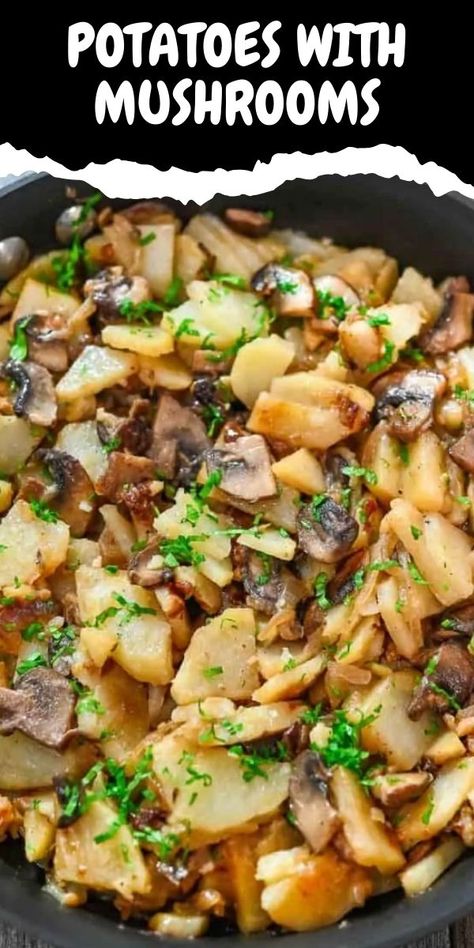 Vegan Potato Recipes Dinners, Mushroom And Potato Recipes, Potato Mushroom Recipe, Potato Rosti Recipe, Potatoes With Mushrooms, Rosti Recipe, Vegan Potatoes, Vegan Baked Potato, Potato Rosti