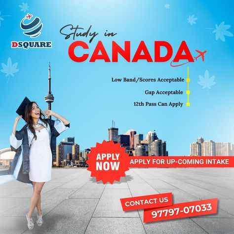 Dreaming of Studying in Canada? Here's What You Need to Know! 🌟 🇨🇦 Canada Study Visa Guide: 1️⃣ Choose a Program & School 2️⃣ Get Accepted by a Designated Learning Institution (DLI) 3️⃣ Gather Essential Documents 4️⃣ Apply Online 5️⃣ Complete Biometrics & Interview 6️⃣ Wait for Approval & Start Your Journey! ✈️ 💡 Tips: ✔️ Apply Early ✔️ Ensure All Documents are Accurate ✔️ Consider Professional Guidance ✨ Why Study in Canada? 📚 High-Quality Education 🌍 Diverse & Inclusive Culture 👩‍🎓 Pos... Canada Study Visa, Why Study, Canada Study, Study In Canada, Low Band, Quality Education, Apply Online, Need To Know, Interview