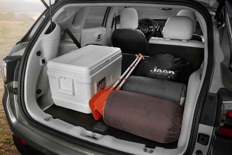 Compass Jeep, Cabin Storage, Sleeping In Your Car, Jeep Lifestyle, 2017 Jeep Compass, Suv Camping, Jeep Camping, New Truck, Large Suv