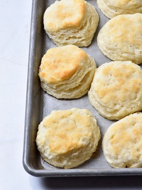 Make Ahead Biscuits Make Ahead Biscuits, Lace Cookies Recipe, Chewy Sugar Cookie Recipe, Coconut Cream Pie Recipes, Buttermilk Biscuits Recipe, How To Make Biscuits, Chewy Sugar Cookies, Biscuits Easy, Cream Pie Recipes