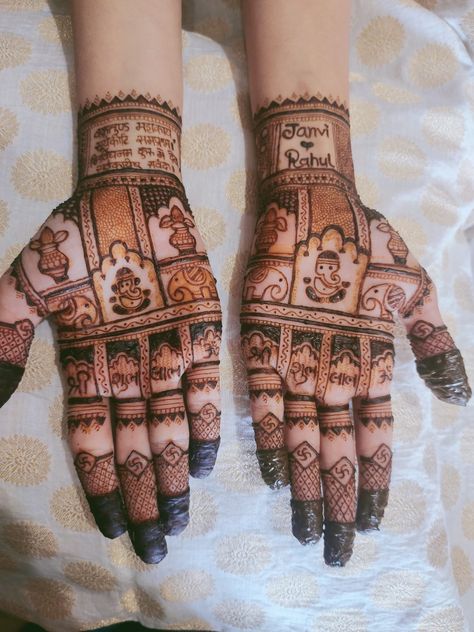 Kanku Pagla Mehndi For Hand, Kanku Pagla Mehndi, Kanku Pagla, Hand Palm, Back Hand Mehndi Designs, Hand Mehndi, Mehndi Art, Mehndi Designs For Hands, Mehndi Design