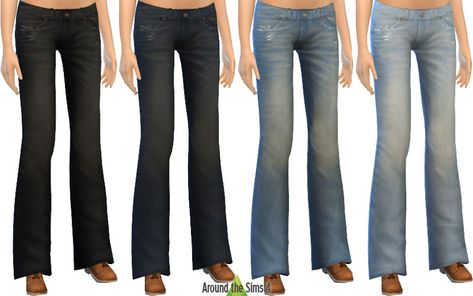 Sims Low Waist Jeans, Bootcut Jeans Sims 4 Cc, Ts4 Low Rise Jeans, Sims 4 Cc Low Rise Flare Jeans, Low Waisted Jeans Sims 4 Cc, Sims 4 Bootcut Jeans, Sims 4 Low Waist, Sims 4 Flared Jeans, Sims 4 Low Waist Jeans