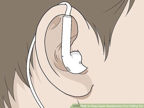 How to Keep Apple Headphones from Falling Out: 11 Steps Ear Phones, Wired Earbuds, Apple Headphones, Apple Headphone, Easy Tricks, Waterproof Tape, Brand Accessories, Wired Headphones, Apple Brand