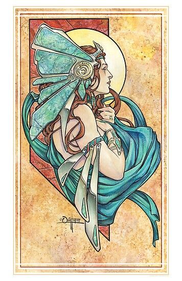 Quinton Hoover Quinton Hoover, Illustration Art Nouveau, Mucha Art, Art Nouveau Illustration, Bristol Board, Trendy Art, Time Tattoos, Art Et Illustration, Art Gallery Room