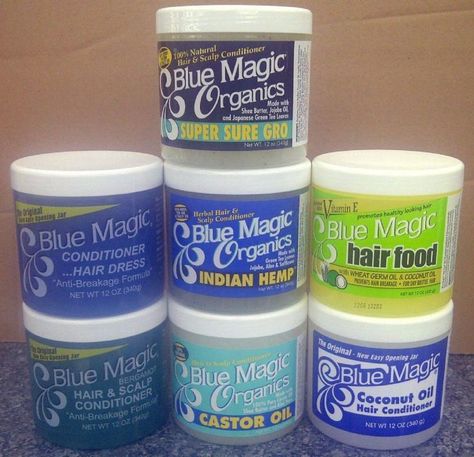 Blue Magic Hair Grease, Hair Utensils, Hair Grease, Aloe Cream, Salon Hair Treatments, Relaxed Hair Care, Afro Hair Care, Thick Hair Remedies, Grease Hairstyles