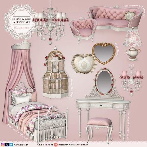 Sims 4 Fancy House Cc, Cc Patreon Furniture, Sims 4 Pastel Furniture, Sims 4 Cc Functional Bassinet, Sims 4 Cc Patreon Room Decor, Sims 4 Cc Furniture Packs Patreon, Simberleen Cc, Sims 4 Cc Wedding Bridesmaid Dress, Sims 4 Fairy Furniture Cc