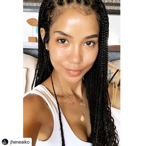 Jhene Aiko  #Repost @jheneaiko      free style wild child #chilombo w/ the lava flow Jhene Aiko Birthday, Box Braids Jhene Aiko, Jhene Aiko Braids, Small Knotless Box Braids, Jhené Aiko Chilombo, Small Knotless, Jhené Aiko, Knotless Box Braids, Summer Braids