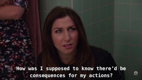 Sitcoms Quotes, Gina Linetti, Out Of Context, Brooklyn Nine Nine, Tv Show Quotes, Film Quotes, Tv Quotes, Funny Reaction Pictures, Movie Quotes