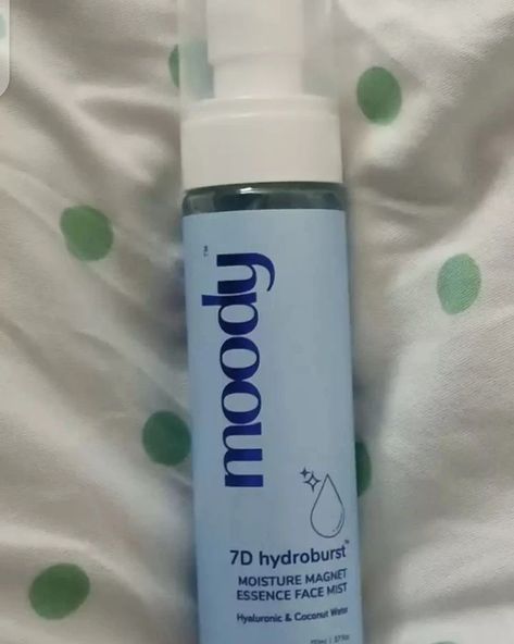 Moody hydroburst toner pr face mist💙 #skincare #toner #moody #viralreels #viralpost #viral #makeup Moody Skincare, Mist Skincare, Skincare Toner, Viral Makeup, Face Mist, Viral Post, Coconut Water, Toner, Mist