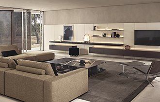 Single Arm Chair, Design Del Prodotto, L Shaped Sofa, Wall Systems, Contemporary Living Room, A Living Room, Open Storage, Modern Bed, Tv Room