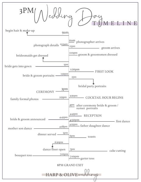 Wedding Day Timeline For Photographer, 3:30 Ceremony Wedding Timeline, Wedding Day Of Timeline Template, Sample Timeline Wedding, Day Of Timeline Wedding Template, Wedding Day Timeline 3:30pm Ceremony, Short Wedding Day Timeline, Wedding Timeline For 3pm Ceremony, Wedding Timeline For 2pm Ceremony