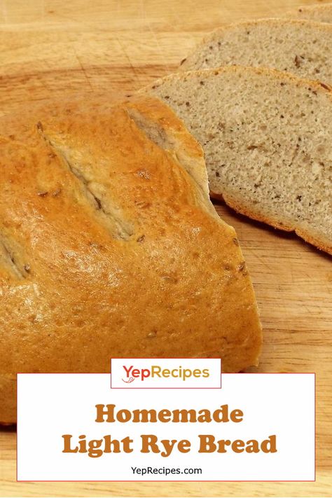 Soft Rye Bread Recipe, Light Rye Bread Recipe, Homemade Danish Recipe, Gluten Free Bread Maker, Homemade Rye Bread, Rye Bread Recipe, Homemade Gluten Free Bread, Rye Bread Recipes, Recipe Bread