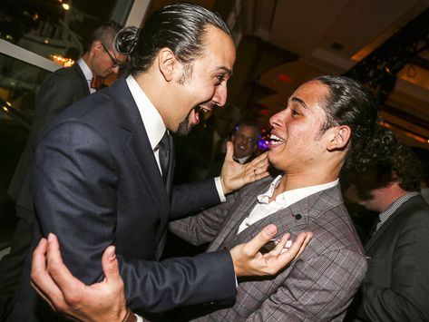 Lin Manuel Miranda And Anthony Ramos, Anthony Ramos And Lin Manuel Miranda, Leslie Odom Jr And Lin Manuel Miranda, Hamilton Cast Pictures, Hamilton Photos, Hamilton Star, Cast Of Hamilton, Christopher Jackson, Hamilton Cast