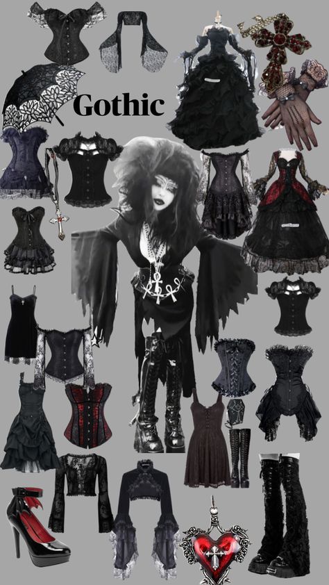 Raven Outfits, Goth Outfit Inspo, Goth Outfit Ideas, Afro Punk Fashion, Scene Goth, Goth Subculture, Goth Accessories, Vampire Goth, Art Outfit