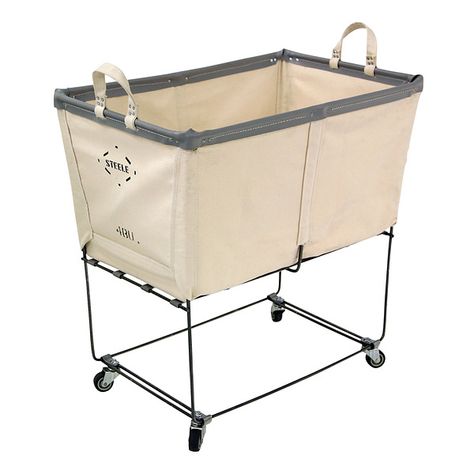 Steele Laundry Cart, Elevated Laundry, Laundry Cart On Wheels, Bath Laundry Combo, Laundry Combo, Rolling Laundry Cart, Hamper With Wheels, Steele Canvas, Laundry Hamper With Wheels