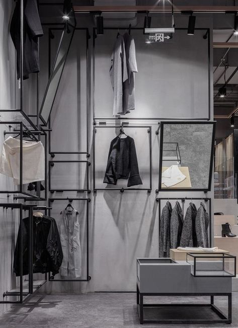 Display Visual Merchandising, A Clothing Store, Retail Store Interior Design, Clothing Store Interior, Hangzhou China, Clothing Store Design, Retail Interior Design, Store Design Boutique, Retail Store Interior