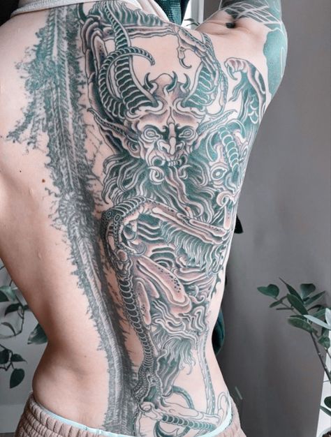 Tato Irezumi, Box Tattoo, Japanese Back Tattoo, 42 Tattoo, Backpiece Tattoo, Crossfit Wods, Sak Yant Tattoo, Back Piece Tattoo, Full Back Tattoos