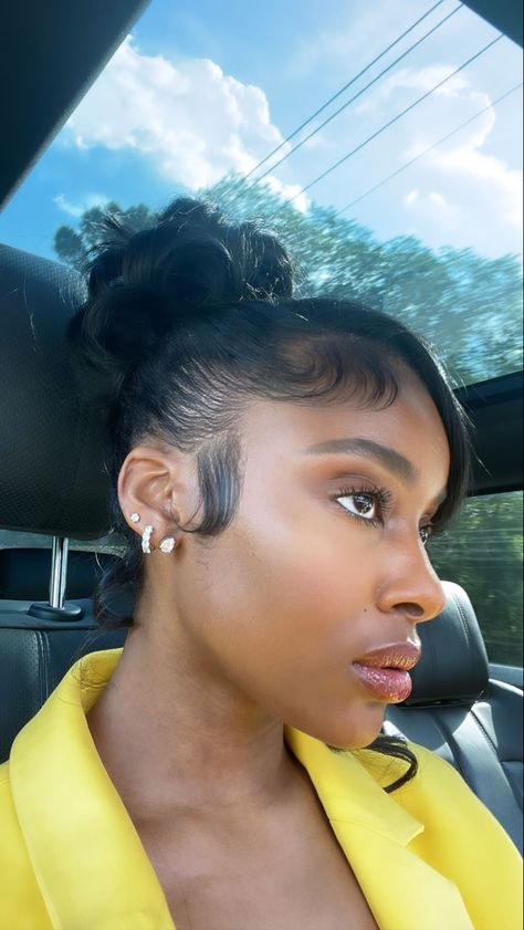 Straight Hairstyles For Black Women, Old Money Look, Natural Hair Wedding, Pressed Natural Hair, Natural Braided Hairstyles, Silk Press Natural Hair, Dyed Hair Inspiration, Blowout Hair, Hairdos For Curly Hair