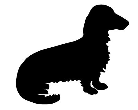 Yoga Dog Pose, Black Dogs Breeds, Akita Puppy, Doxie Art, Daschund Dog, Pug Illustration, Dachshund Silhouette, Dachshund Tattoo, Akita Puppies