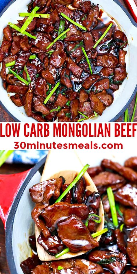 Low Carb Asian Recipes, Beef Low Carb, Asian Recipes Beef, Low Carb Asian, Cooking Steak, Healthy Low Fat Recipes, Comfort Recipes, Mongolian Beef Recipes, Beef Dinners