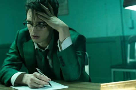 Edward Nygma Gotham, Cory Smith, Penguin And Riddler, Riddler Gotham, Edward Nygma, Cory Michael Smith, Gotham Series, Gotham Villains, The Riddler