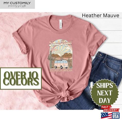 Road Trippin Shirts Vacation Shirt Travel Boho Sweatshirt T-Shirt Check more at https://mycustomily.com/product/road-trippin-shirts-vacation-shirt-travel-boho-sweatshirt-t-shirt/ Boho Sweatshirt, Shirts Summer, Road Trippin, Boho Shirts, Mothers Day Shirts, Vacation Shirts, Beach Shirts, High Quality T Shirts, Shirt For Women