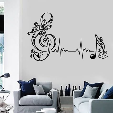 Switch Board Painting, Teen Room Art, Simple Wall Paintings, Music Wall Decal, Switch Board, Creative Wall Painting, Diy Wall Painting, Painting Decoration, Room Wall Painting