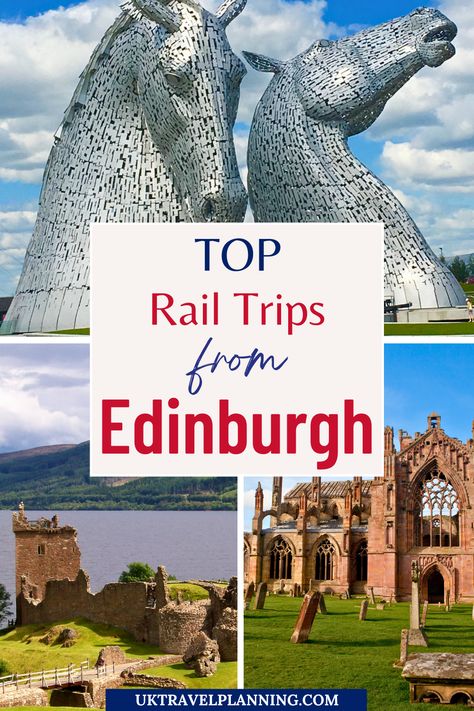 Plan your next adventure with our list of top rail trips from Edinburgh. Learn where to visit in a day from Edinburgh by train, including must-see nearby attractions and hidden gems. Ideal for tourists wanting to explore more of Scotland efficiently. Day Trips From Edinburgh Scotland, Day Trips From Edinburgh, Island Of Skye, Scotland Vacation, Heritage Railway, Visit Edinburgh, Train Route, Europe Trip, Edinburgh Scotland