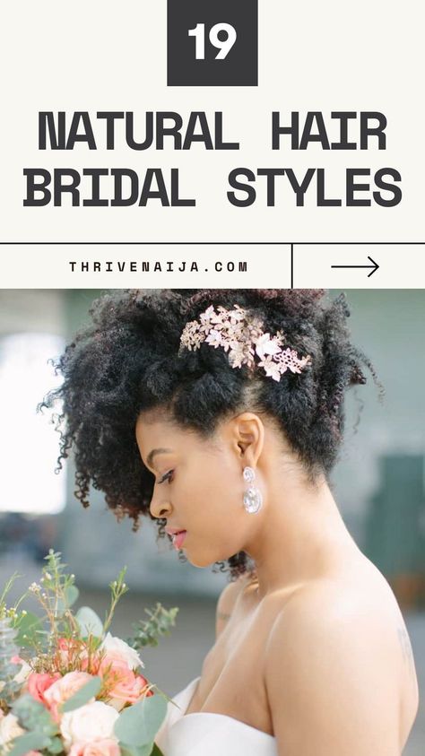 Natural Hair Updos Wedding, Elegant Black Hairstyles Natural, Elegant Hairstyles For Natural Hair, Wedding Guest Hairstyles Natural Hair, Wedding Natural Hairstyles Black Women, Natural Hair Wedding Updo, Black Wedding Hairstyles Bridesmaid, Natural Hair Styles For Brides, Bridal Hairstyles Natural Hair