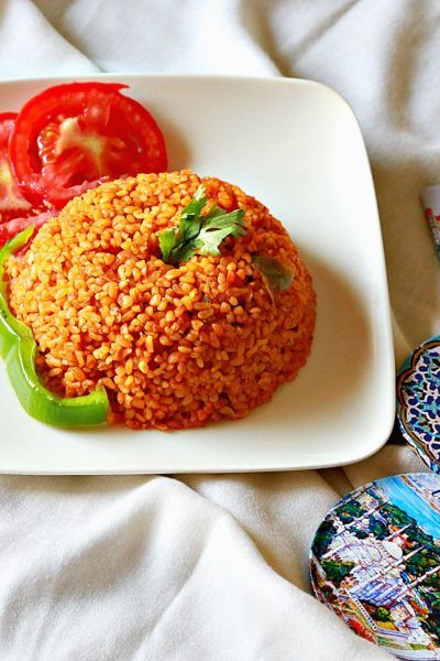 Turkish Bulgur Pilaf, Bulgur Turkish Recipe, Bulgur Wheat Pilaf, Bulgar Pilaf, Tomato Bulgur, Turkish Bulgar Wheat Recipes, Turkish Couscous, Turkish Bulgur Recipes, Bulgur Wheat Recipes