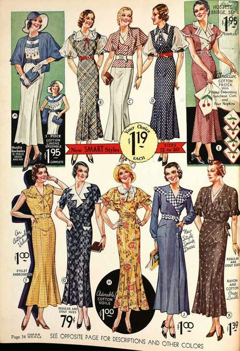 1933 Fashions 1930s Fashion Women, 1930's Dresses, Vintage Fashion 1930s, 1930 Fashion, 1930s Dress, 30s Fashion, Vintage Dress Patterns, 1930s Fashion, Summer Fashion Dresses