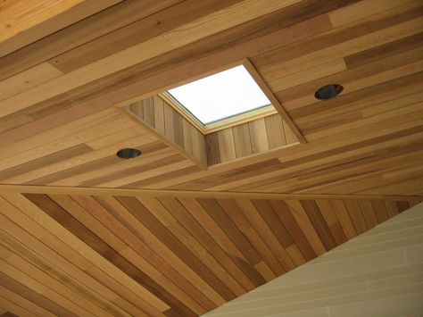 Cottage Walls, Cedar Tongue And Groove, Groove Ceiling, Tongue And Groove Ceiling, Cedar Homes, Park Models, Tongue And Groove, Image House, Great Rooms