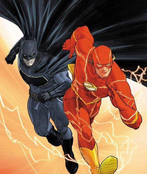 The Flash and Batman!  #comicsandcoffee  By Mikel Janin Flash And Batman, Mikel Janin, Art Dc Comics, Arte Dc Comics, Comic Manga, Michael Keaton, Dc Comics Characters, Ms Marvel, Detective Comics