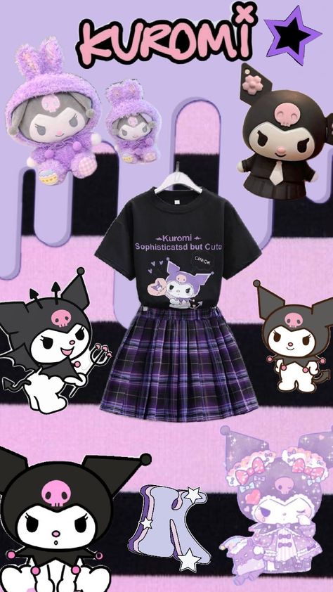 Kuromi#cute#followformore My Melody And Kuromi Birthday Party Ideas, Kuromi Birthday Party Ideas, Kuromi Party Ideas, Kuromi Inspired Outfit, Kuromi Costume, Kuromi Birthday Party, Kuromi Dress, Kuromi Birthday, Kuromi Outfit