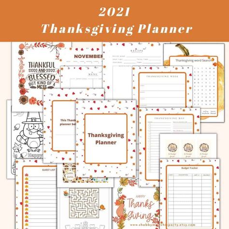 FREE Printable Thanksgiving Planner Thanksgiving Menu Planner, Thanksgiving Word Search, Free Printable Thanksgiving, Thanksgiving Gift Tags, Thanksgiving Wall Art, Thanksgiving Planner, November Thanksgiving, Thanksgiving Words, November Calendar