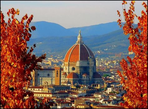 Autumn in Florence. Duomo Florence, Florence Travel, Uffizi Gallery, Beyond The Sea, Fairytale Fantasy, Florence Italy, Travel Dreams, Wonders Of The World, Tuscany