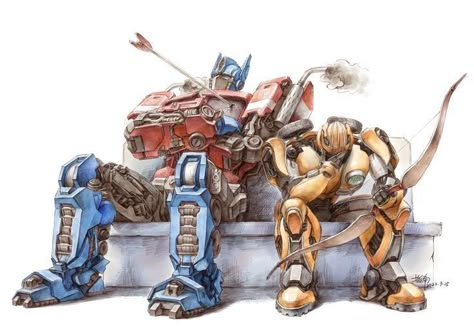 Bee X Optimus, Optimus X Bumblebee, Prime X Bumblebee, Optimus Prime And Bumblebee, Optimus Prime Bumblebee, Transformers Ships, Transformers Memes, Bumblebee Transformers, Transformers Cybertron