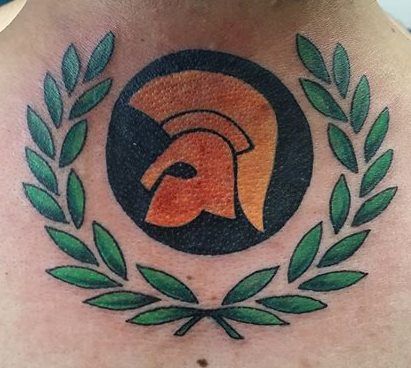 Tattoo-Trojan Skinhead Skinhead Tattoos, Graffiti Wall Art, Graffiti Wall, Leaf Tattoos, Maple Leaf Tattoo, Tattoo Ideas, Graffiti, Tattoos, Wall Art