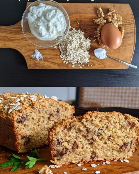 Oatmeal Breakfast Bread, Bread No Flour, Oat Recipes, Oatmeal Bread, Tasty Bread Recipe, Bread Soft, Best Bread, Grated Potato, No Rise Bread