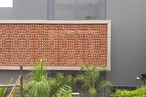 terracotta jali supplier india, jali suppliers in india Terracotta Jali Design, Terracotta Jali, 2bhk House Plan, Exterior Wall Design, House Plan, Wall Design, House Plans, Exterior, India