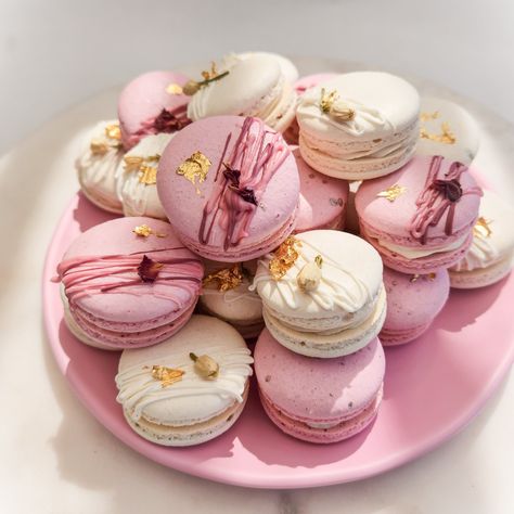 Products & Pricing — Soirée Macarons Bridal Macarons, Decorative Macarons, Macaron Business, Macaroons Aesthetic, Silver Macarons, Pretty Macarons, Macarons Aesthetic, Macaron Ideas, Macaron Packaging